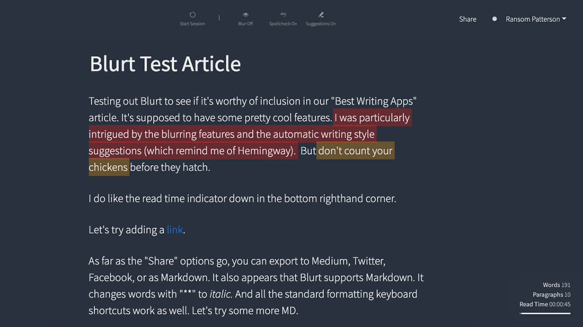 Blurt-app Bleu7.com