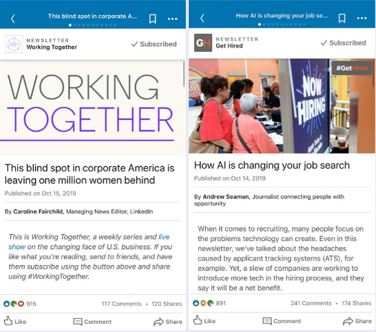 LinkedIn Newsletters are a feature available to creators who meet certain criteria