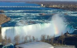 Overlooking the American and Canadian Falls, were connected by a covered skyway to Fallsview Casinos Entertainment Centre and Galleria Shops & Dining. Bleu7.com
