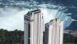 Overlooking the American and Canadian Falls, were connected by a covered skyway to Fallsview Casinos Entertainment Centre and Galleria Shops & Dining. Bleu7.com